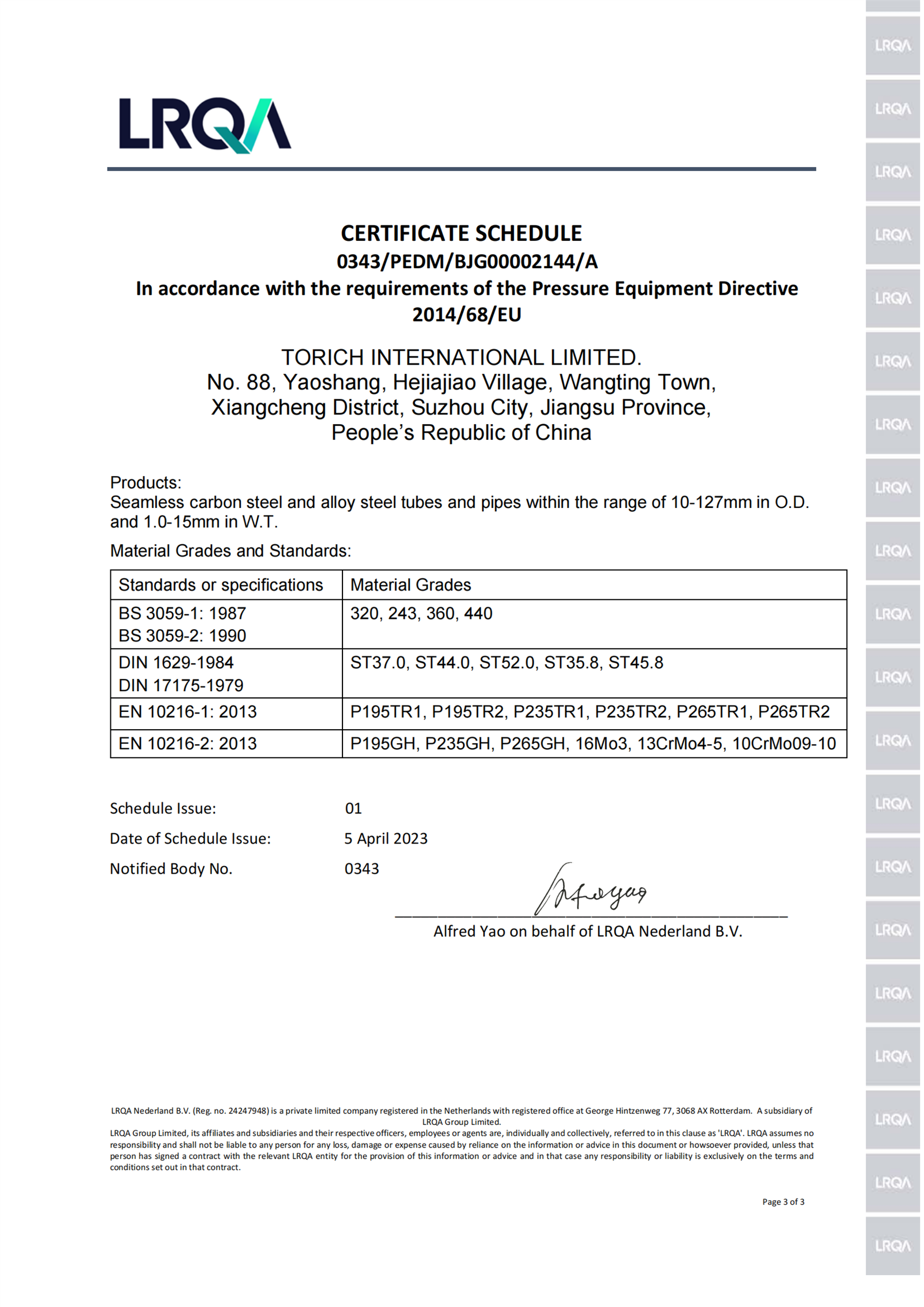 TORICH CE PED02 TORICH CE PED02